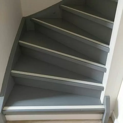 Anti slip strips for shop stairs